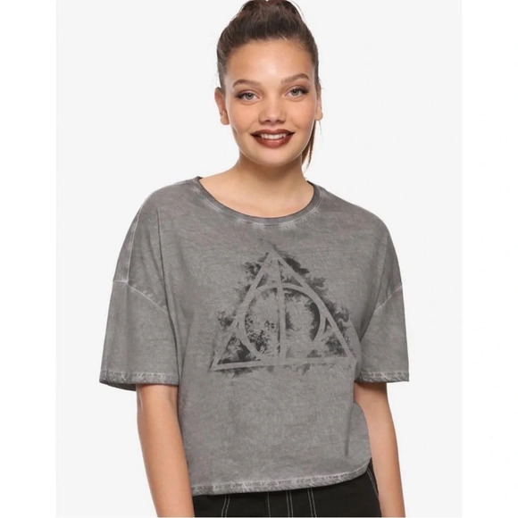 Hot Topic Fantastic Beasts: The Crimes Of Grindelwald Lace-Up Corset Crop Top - Picture 2 of 10